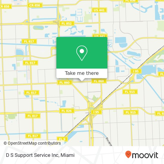 D S Support Service Inc map