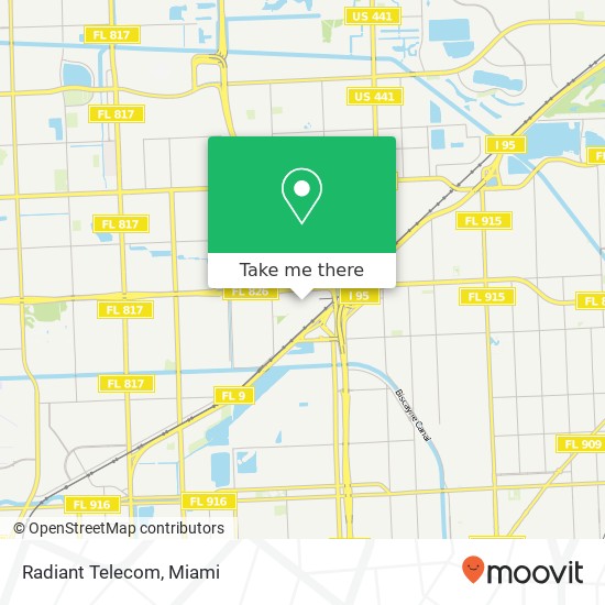 Radiant Telecom map