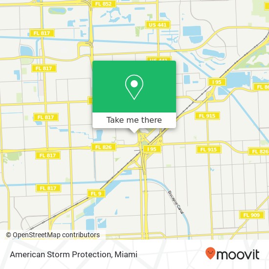 Mapa de American Storm Protection