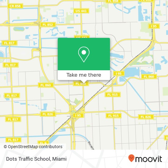 Mapa de Dots Traffic School