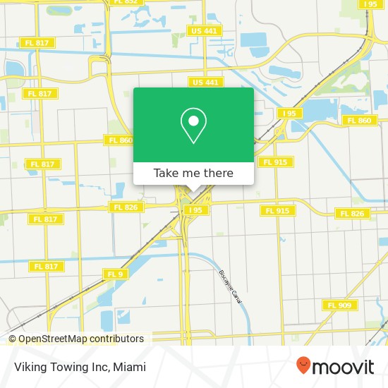 Mapa de Viking Towing Inc