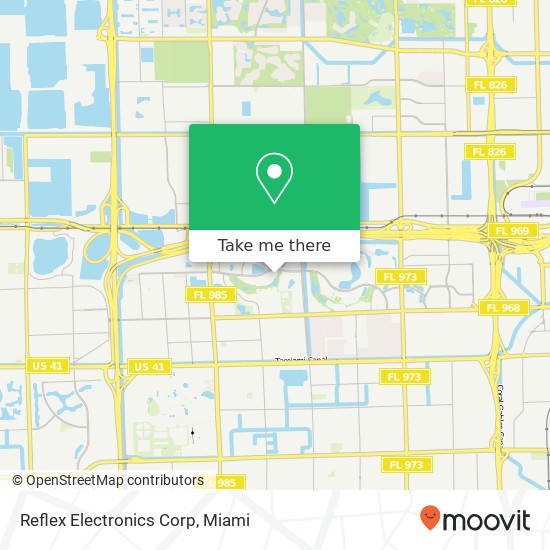 Reflex Electronics Corp map