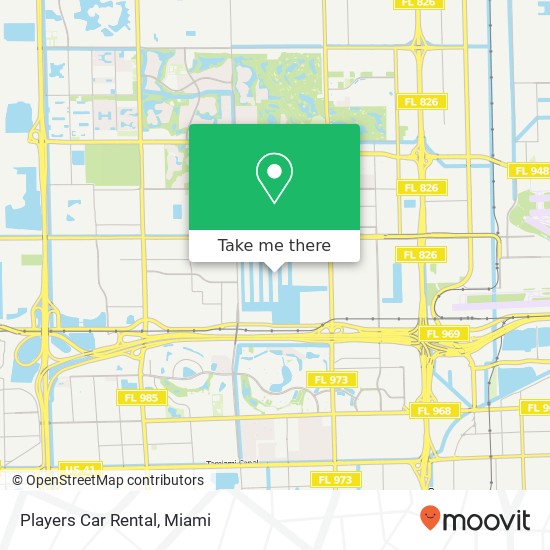 Mapa de Players Car Rental