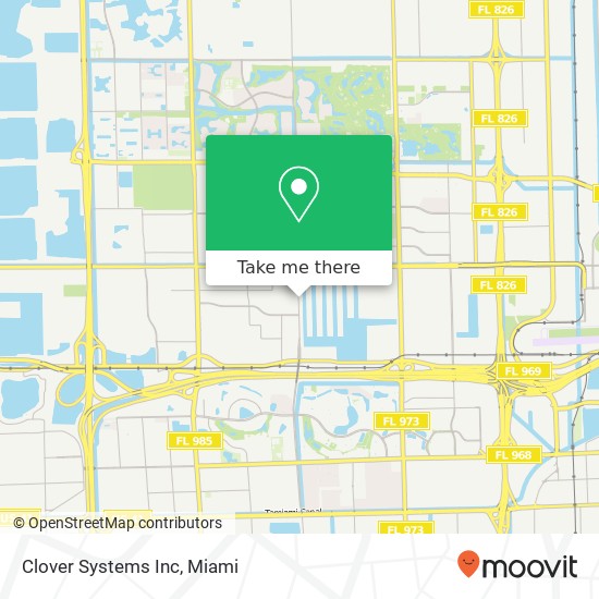 Clover Systems Inc map