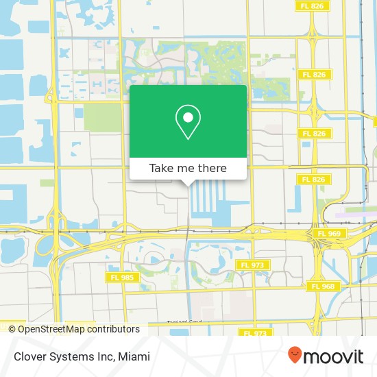 Mapa de Clover Systems Inc