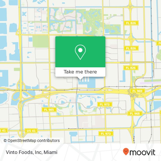 Mapa de Vinto Foods, Inc