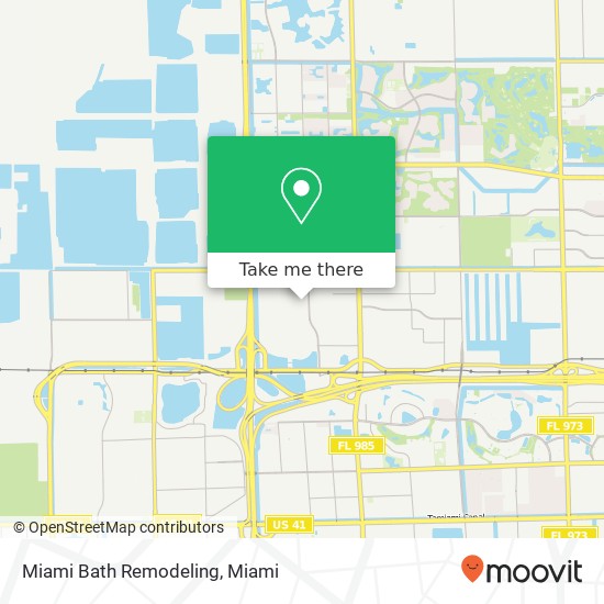 Mapa de Miami Bath Remodeling