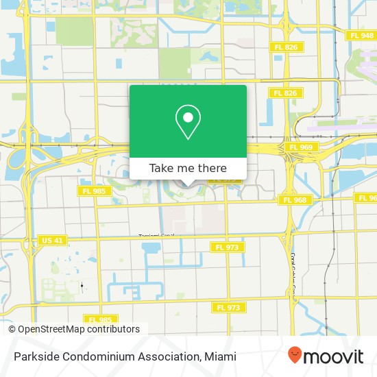 Parkside Condominium Association map