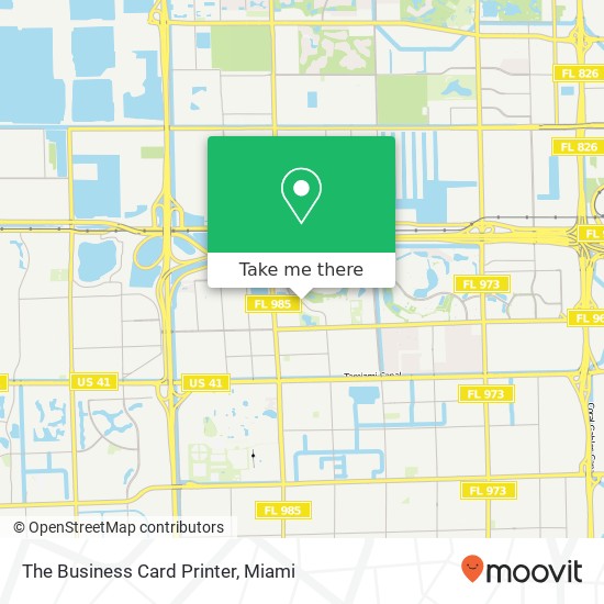 Mapa de The Business Card Printer