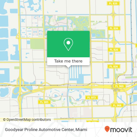 Mapa de Goodyear Proline Automotive Center