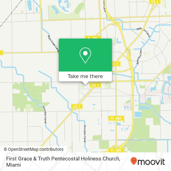 Mapa de First Grace & Truth Pentecostal Holiness Church