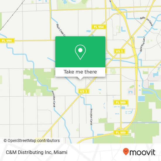 C&M Distributing Inc map