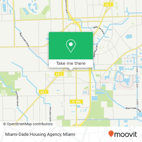 Mapa de Miami-Dade Housing Agency