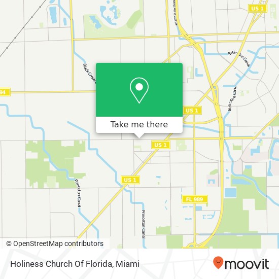 Holiness Church Of Florida map