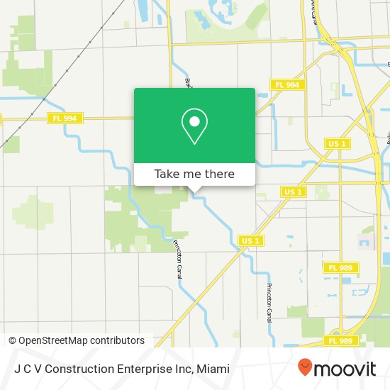 Mapa de J C V Construction Enterprise Inc