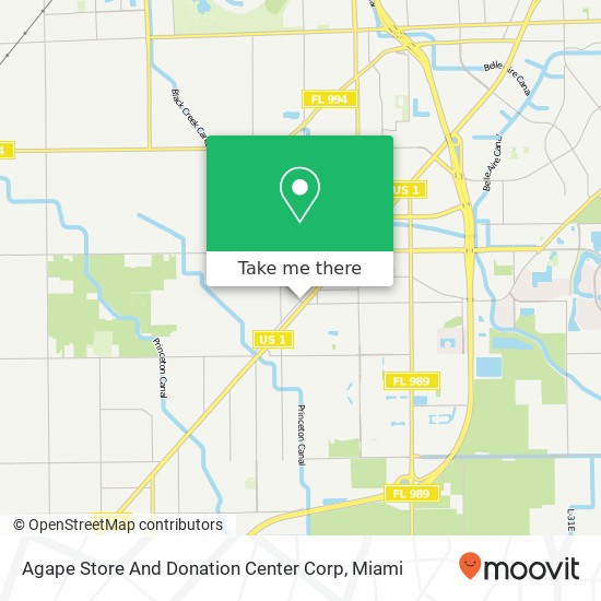 Mapa de Agape Store And Donation Center Corp