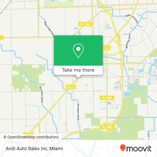 Mapa de Andi Auto Sales Inc