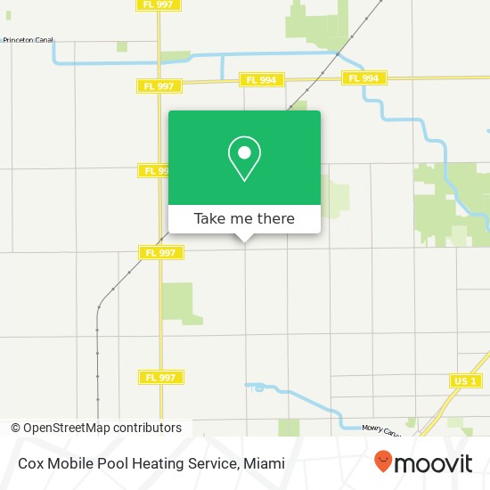 Mapa de Cox Mobile Pool Heating Service