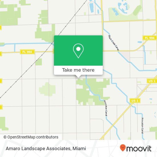 Amaro Landscape Associates map