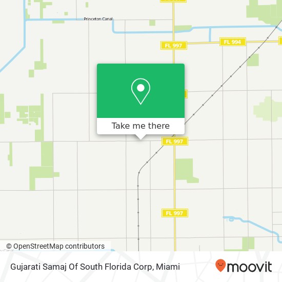 Gujarati Samaj Of South Florida Corp map