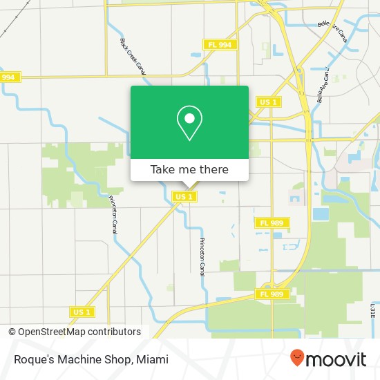 Mapa de Roque's Machine Shop