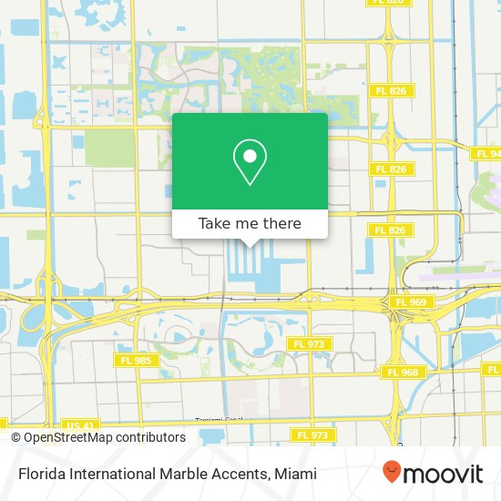Mapa de Florida International Marble Accents