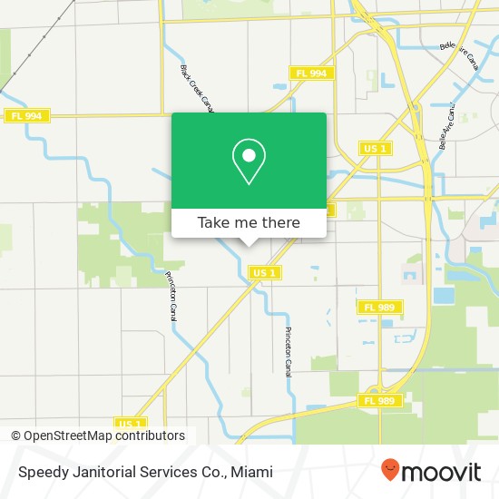 Mapa de Speedy Janitorial Services Co.
