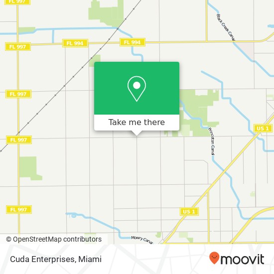 Cuda Enterprises map