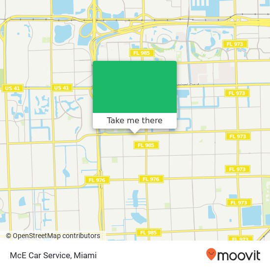 McE Car Service map