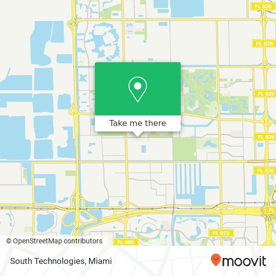 South Technologies map