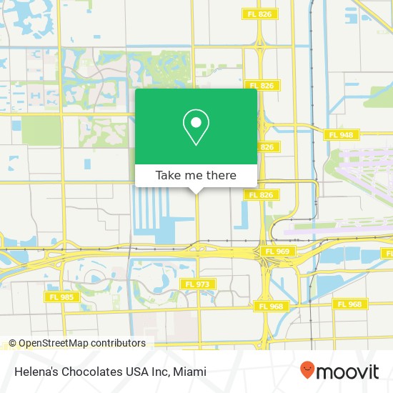 Mapa de Helena's Chocolates USA Inc