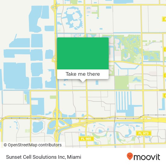 Sunset Cell Soulutions Inc map