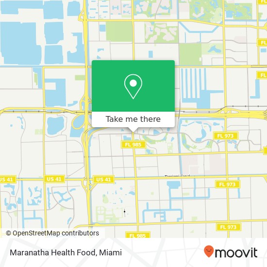 Maranatha Health Food map