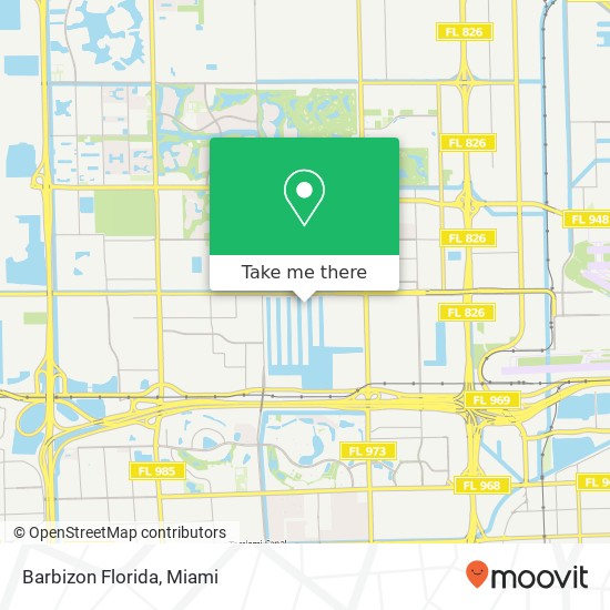 Barbizon Florida map