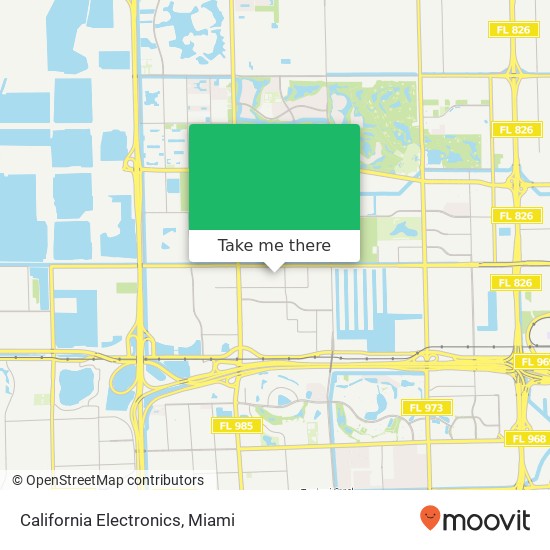 California Electronics map