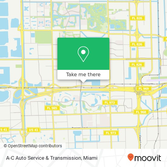 A-C Auto Service & Transmission map