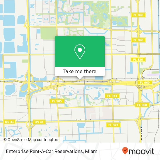 Enterprise Rent-A-Car Reservations map