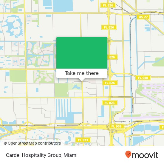 Cardel Hospitality Group map