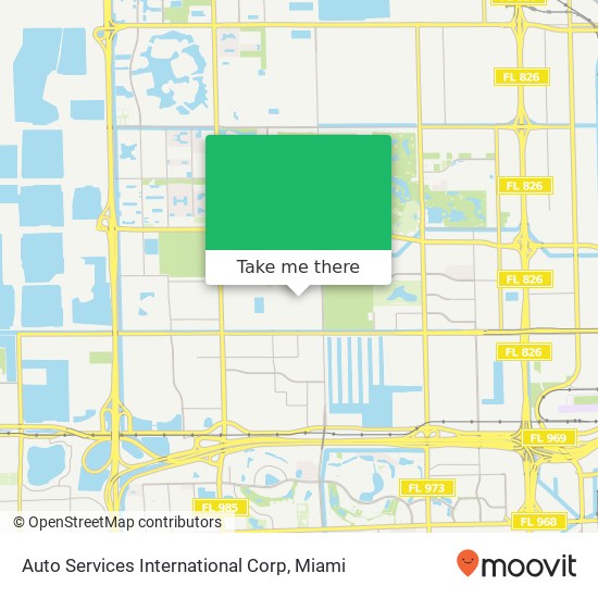 Auto Services International Corp map