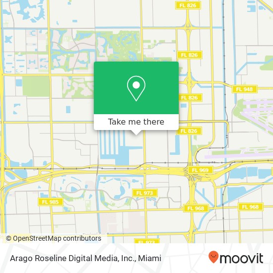 Arago Roseline Digital Media, Inc. map