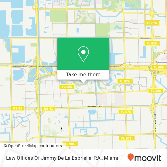 Mapa de Law Offices Of Jimmy De La Espriella, P.A.