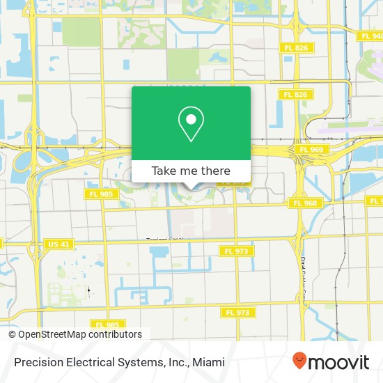 Precision Electrical Systems, Inc. map