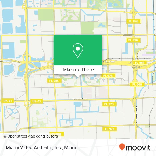 Miami Video And Film, Inc. map