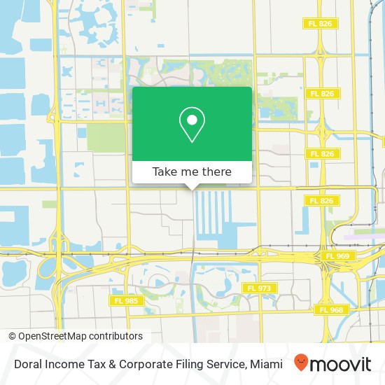 Doral Income Tax & Corporate Filing Service map