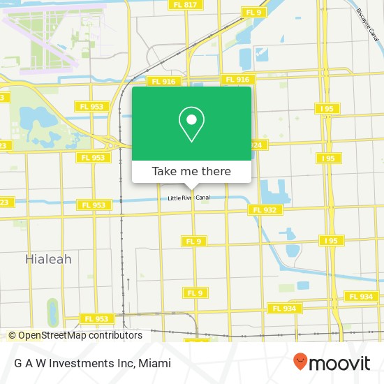 G A W Investments Inc map