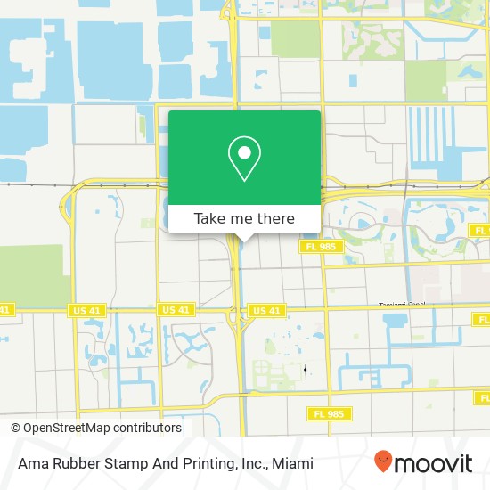 Ama Rubber Stamp And Printing, Inc. map