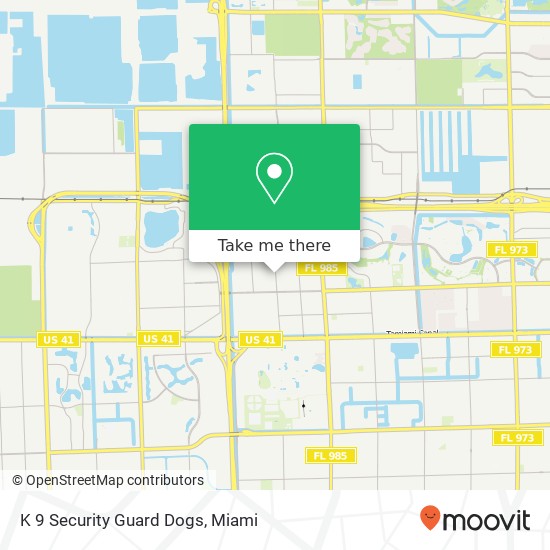 Mapa de K 9 Security Guard Dogs