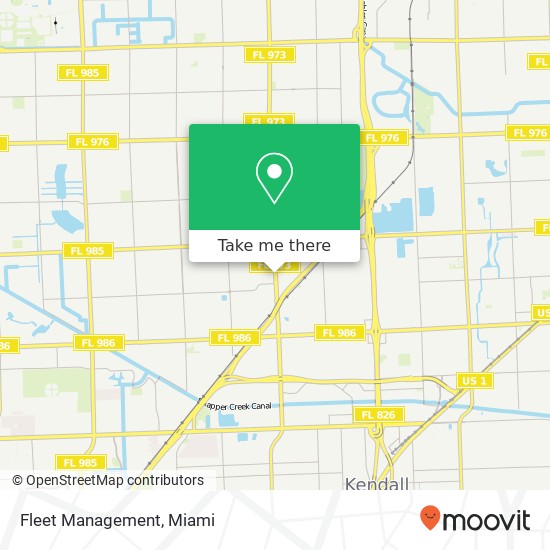 Fleet Management map