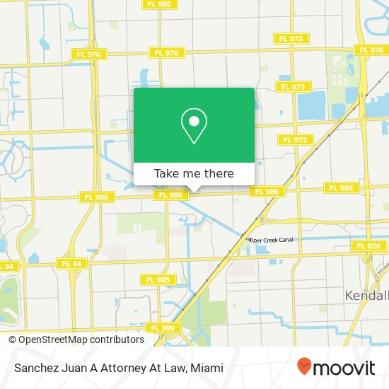 Sanchez Juan A Attorney At Law map