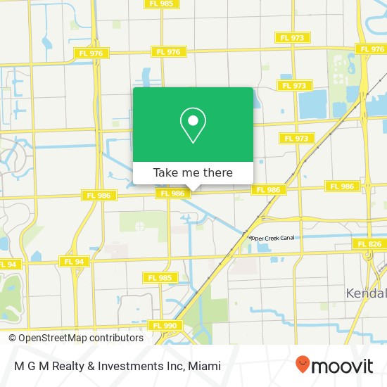Mapa de M G M Realty & Investments Inc